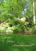 Nature apaisante pour un hommage sinc&egrave;re